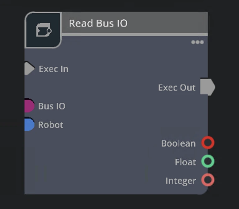 OGN On Bus IO Change Isaac Sim node