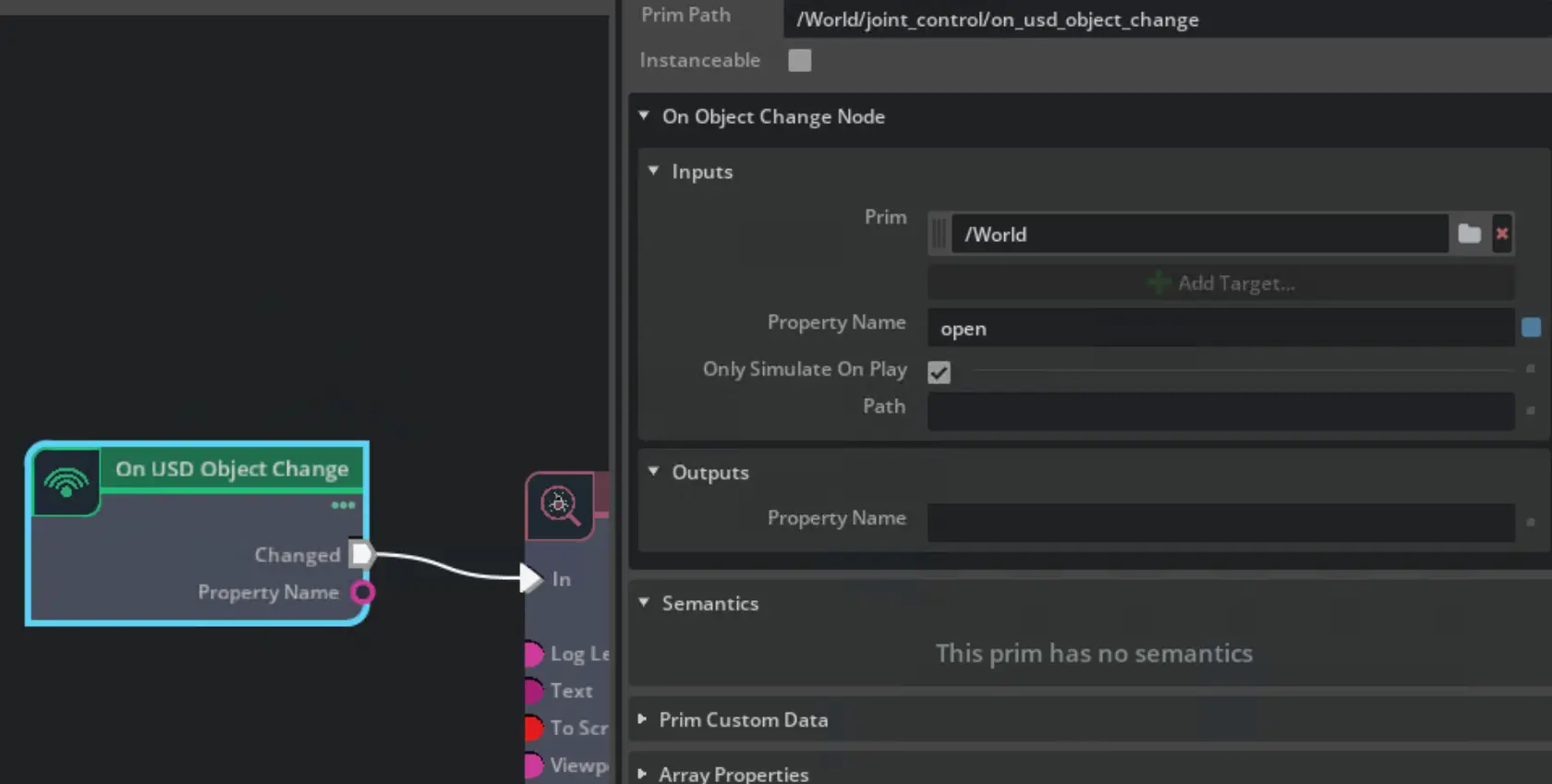 Trigger execution on attribute change